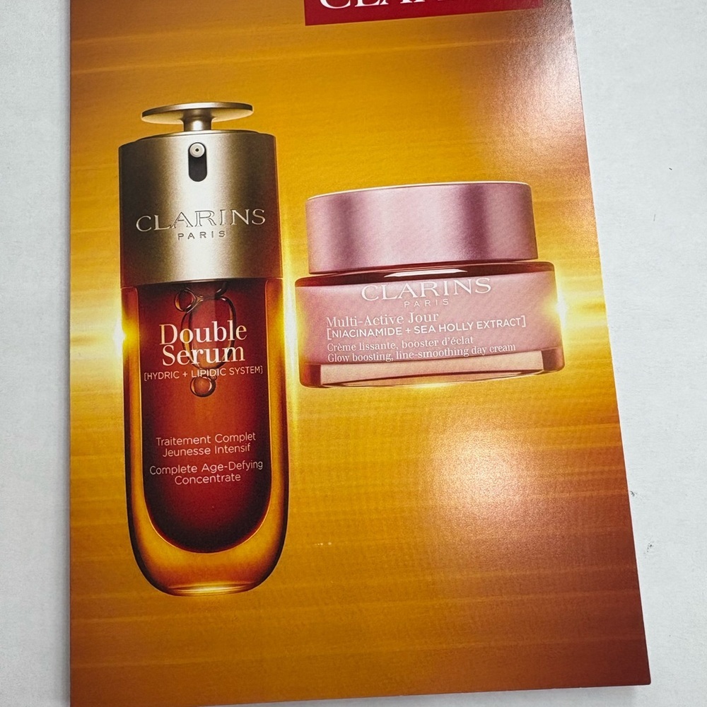 5/$15💫Clarins Double Serum and Multi-Active Jour